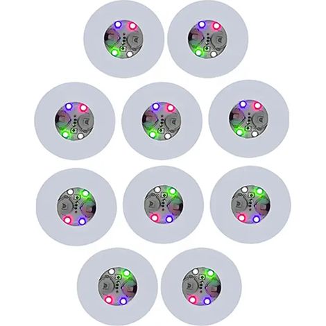 Autocollants lumineux pour bouteilles sept couleurs LED diametre six centimetres decoration pour bar karaoke mariage et fêtes (1/5)