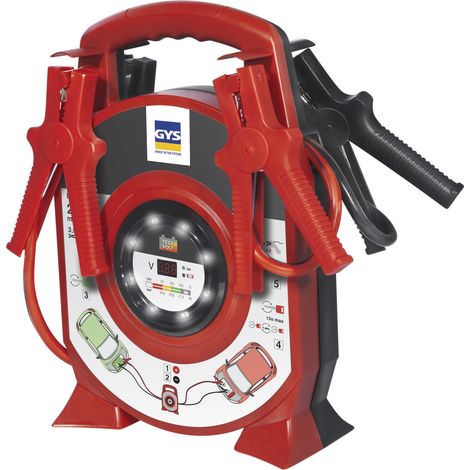 Câbles de démarrage sur enrouleur 350 A 2x3,5 m / 25 mm² - 027695 - Gys