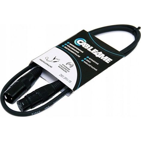 Cavo DMX a 3 pin da 1 m CABLE4ME per luci (1/2)