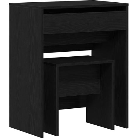 Maison Exclusive - Tavolo da Trucco Rovere nero 60 x 40 x 75 cm Legno multistrato