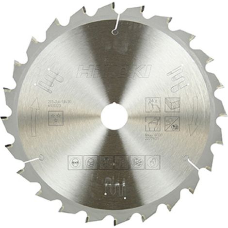 Hoja de sierra para madera 255 x 30 x 1
