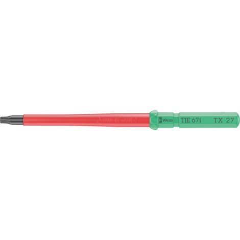 Wera Kraftform Kompakt VDE 67 i TX 27 x 157 mm TIE Elektriker TORX Wechselklinge