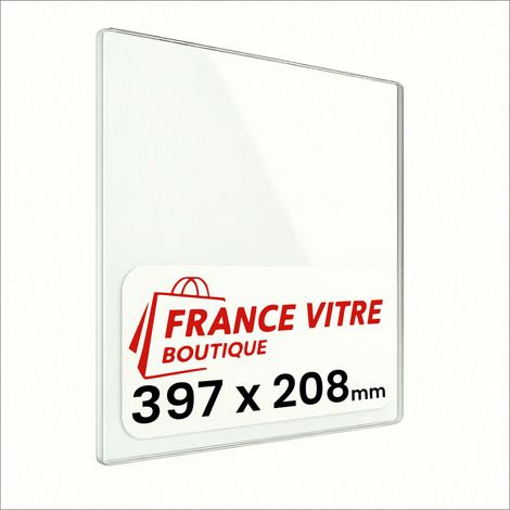 INVICTA - modèle : astana - 397 x 208 x 4 mm - Vitre de cheminée pour insert et poêle à bois - verre de rechange - jusqu'à 800°C