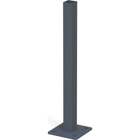 Verstärkter Pfostenfuß für KLOS UP-Zäune, H 40 x T 10 cm, grau DIVERS (1/2)