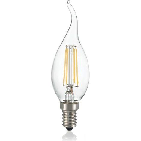 10 Lampadine Led Colpo Di Vento E14 4 Watt 4000K 450 Lm Trasparente (1/2)