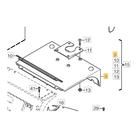 ORIGINAL STIGA-ABDECKUNG – 1126-1183-01 (1/2)