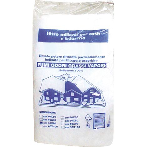 FILTRO PER CAPPA cm. 40x90 25.00 pz