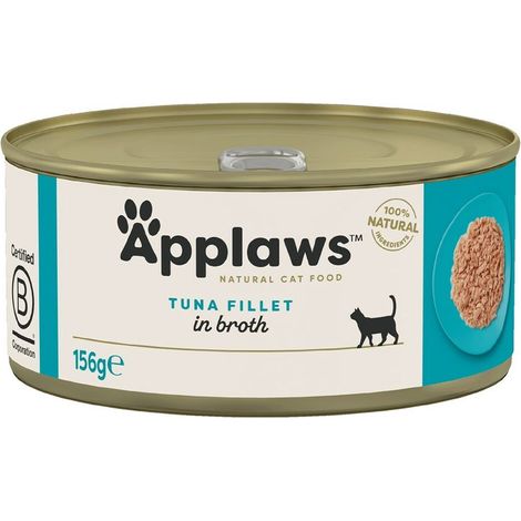 Applaws Premium Cibo umido per gatti Tonno adulto naturale al 100% 156 g