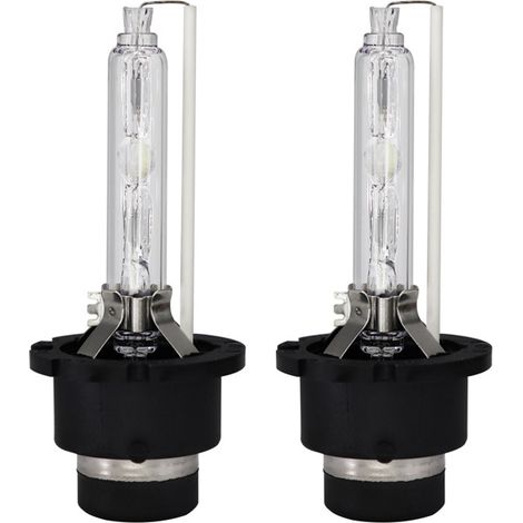 Ampoules de phares au xénon HID D2S, 8000K 35W, ampoules de remplacement pour feux de croisement et de route, lot de 2 (1/5)