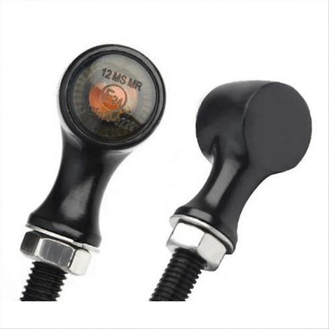 Deux clignotants 12V pour moto, des feux indicateurs à 3 broches, des feux arrière et des feux de freinage avec lumière bicolore jaune et blanche. (1/5)