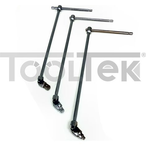 SET CHIAVI A SNODO A T SNODATA LUNGA PER BUSSOLE 1/2 " 1/4 " 3/8" (1/5)