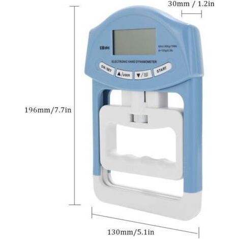 Digitales elektronisches LCD-Dynamometer, Messgerät für die Griffkraft, Gymnastikübungen, Messung der Muskelgriffkraft (1/4)