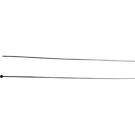 Câble souple UNIVERSEL à embout tonneau diamètre 6 mm - longueur 2000 mm