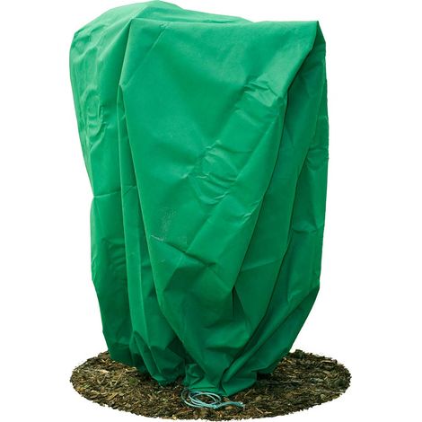 Frostschutzhaube 80g/m² 155cmx150cm Winterschutz Frostschutzvlies grün (1/5)