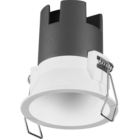 OSRAM Spot encastré SPOT TWIST, blanc, 5 W, 400 lm, 840 W, diamètre 70 mm, couleur de lumière blanc froid, jusqu'à 90 % d'économies d'énergie par rapport aux downlights halogènes, installation facile, (1/4)