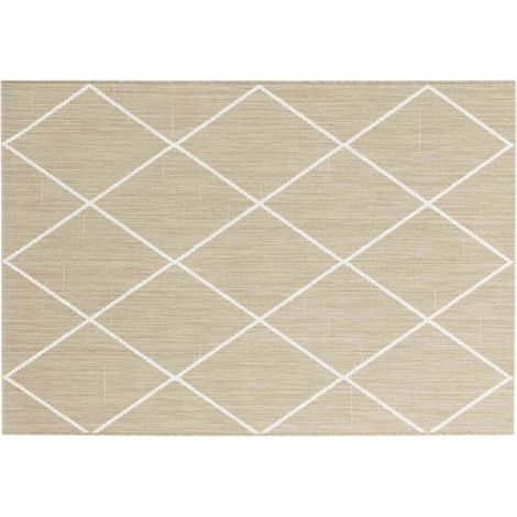 Tapis rectangle 120x170 cm tissé plat Damira (1/4)