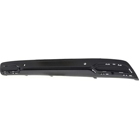 Spoiler de pare-choc arrière noir avec trous radars 4 portes Renault Megane 4 phase 2 2020-2021