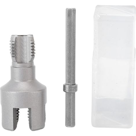Filettatrice interna/esterna G1/2, kit multifunzionale in acciaio legato 40cr per tubi in plastica MPP, PVC e PPR. (1/5)