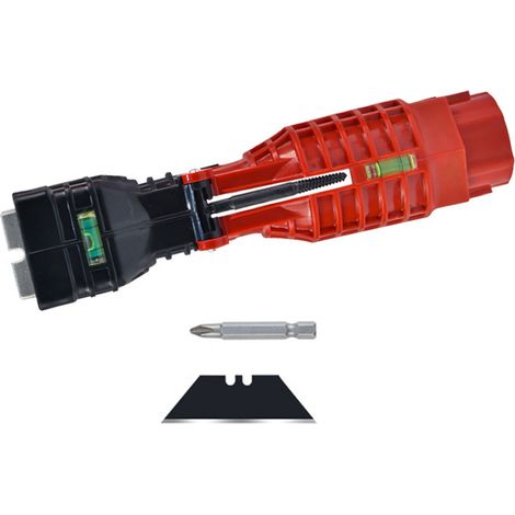 Clé à molette multifonction 18-en-1 pour évier et robinet, alliage d'aluminium et plastique technique, outil d'installation sanitaire, pack de 18 pièces (1/5)