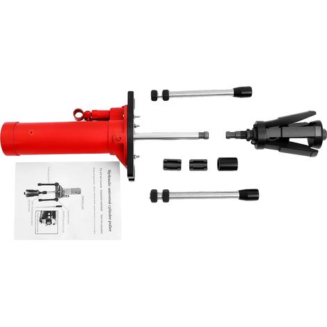 Extracteur de Douille de Cylindre Hydraulique, Force de Traction de 15T, Design Ergonomique, Rouge (1/2)