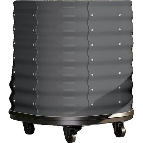 Hochbeet, mobiles Design, integrierter Wasserspeicher, Schwarz (1/2)