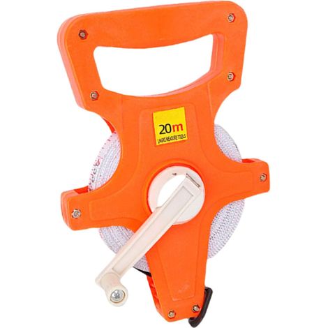 Nastro di misurazione in PVC aperto per misurazioni precise di 20 m, fibra di vetro (1/5)