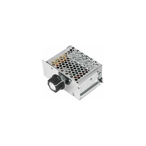 Variateur pour Moteur 220V, Régulateur de Tension AC 4000W, Régulateur de Vitesse pour Moteur électrique Variateur, Plage de Tension Réglable de 10v à 220v,Taille: env. 85 x 55 x 38 mm (1/5)