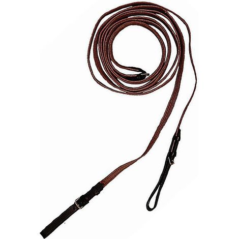 Redini di ritorno in tela con fibbie in acciaio inox: Full, marrone (04)