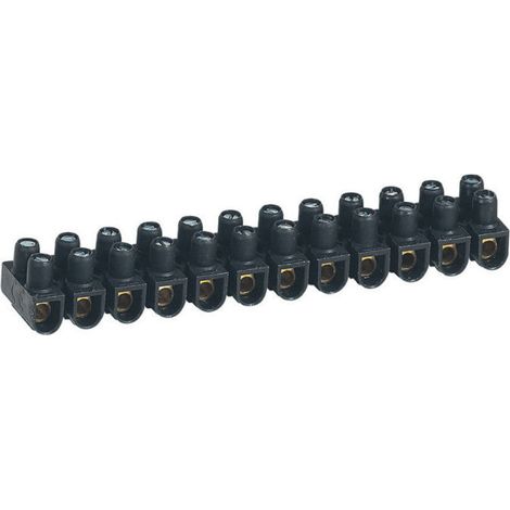Conector de unión Nylbloc - 6 mm - negro LEGRAND