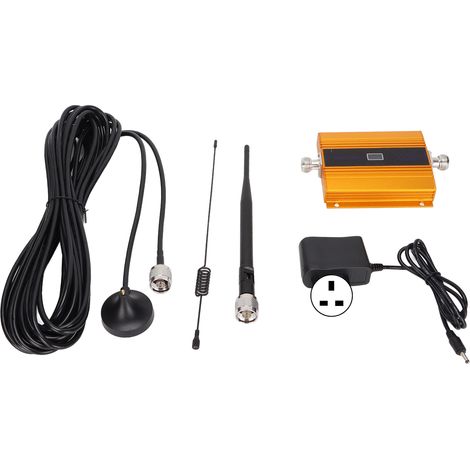 Signalverstärker für Mobiltelefone mit weiblichem Stecker, UK-Stecker 110–240 V Wechselstrom