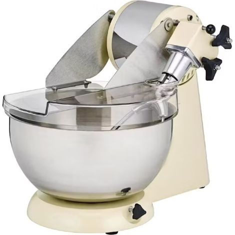 Pétrin professionnel mélangeur à pâte 10L – Cuve inox – Moteur asynchrone – Pétrissage jusqu'à 4 kg en 15 min – Fourche hélicoïdale – Santos (1/4)
