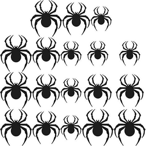 48-teiliges Wandaufkleber-Set für Halloween-Dekoration