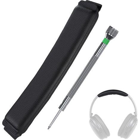 Bandeau de Remplacement pour Bose QuietComfort 35, 35 II (QC35, QC35 II) / Bose QuietComfort 45 (QC45) Over-Ear Casque par - Bandeau de Rechange en PU Protéiné pour Casque – Noir (1/5)