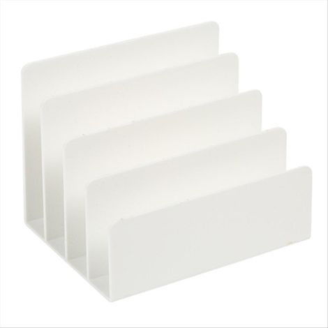 Organiseur de bureau à 4 compartiments, trieur de dossiers pour courrier, papeterie et appareils électroniques. (1/5)
