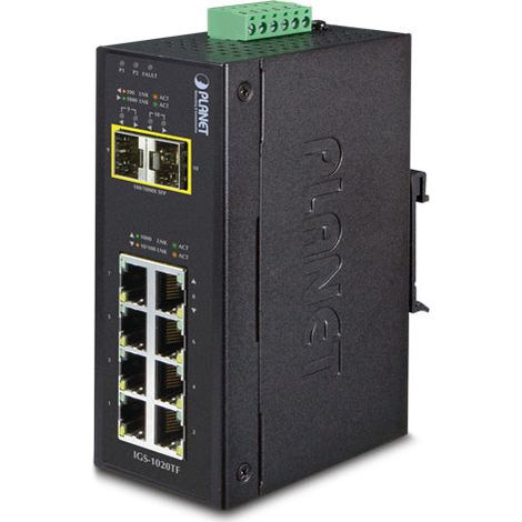 Conmutador PLANET IGS-1020TF No administrado Gigabit Ethernet (10/100/1000) Azul