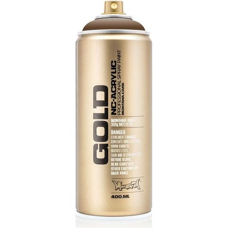 Bombe de peinture - Gold - Acrylique - Palish brown - G8060 - 400ml - Montana Cans