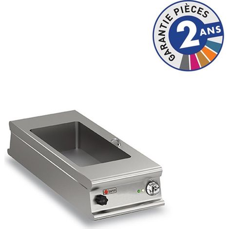 Bain Marie Electrique à Poser Inox - 1 bac GN 1/3 + 1 bac GN 1/1 - Baron