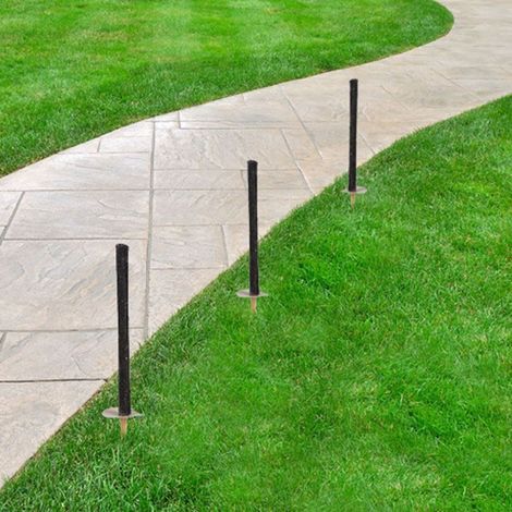 Wachstuchfackeln 3er-Set 50cm Partyfackel Stabfackel Wachsfackel Gartenfackel (1/4)