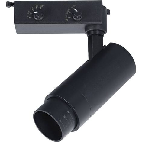 Foco carril Monofásico PIKE RAIL LED 7-9-12-15-20W, 3CCT, 15º-60º, negro, 3000-4000-6000K (1/4)