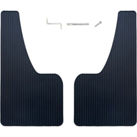 Parafanghi da 2 pezzi, parafanghi anti-schizzi per auto, parafanghi universali per auto, parafanghi anteriori e posteriori per auto, accessori anti-schizzi (nero)