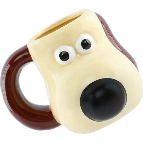 Handbemalter Keramikbecher mit Palmenhund-Motiv, Frühstücksbecher (für Milch und Haferflocken), niedlicher Cartoon-Kaffeebecher, großer Wasserbecher (1/5)