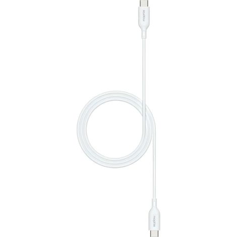 ZAGG MOPHIE ESSENTIALS WHITE / CABLE USB-C (M) A USB-C (M) 1M