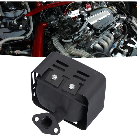 2-, 3- und 4-Zoll-GX160-Benzinmotor, Generator, Wasserpumpe, Auspuffschalldämpfer, Auspuffrohr mit Dichtung, schwarz (1/5)