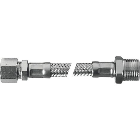 SCELTO DA DESIVERO Flessibile Flex inox att.bicono d.10 m 1/2"l.350 codice prod: DSV04744 (1/2)