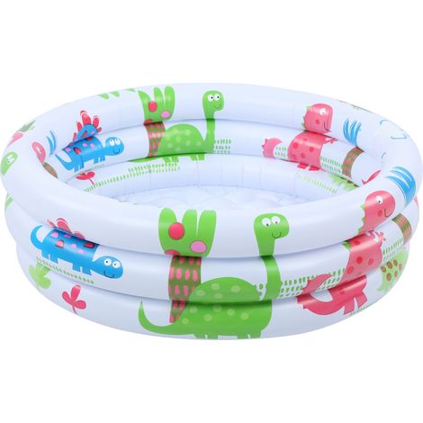 Piscine Gonflable Bébé Dinosaure Cartoon Portable pour Enfants - Intérieur Extérieur (1/5)