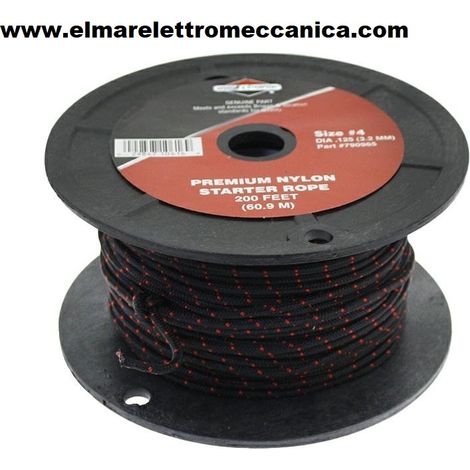 BRIGGS & STRATTON Fune avviamento 61 metri diametro 3.6 mm Motore a Scoppio 790965