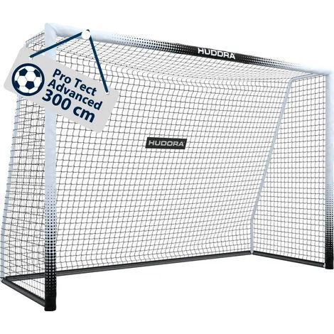 [GEBRAUCHT] B-Ware Hudora Fußballtor Torrahmen Fußballnetz Advanced 300 White Schnelle Netzmontage