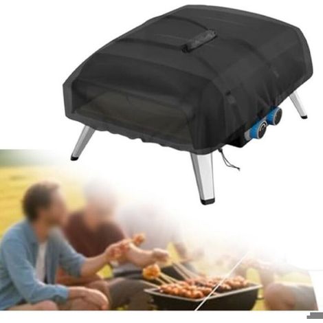Housse Four A Pizza - Oxford 420D Impermeable Coupe Vent - Pour Four A Gaz Et Barbecue - 71x52x35 Cm - 1 Piece (1/5)