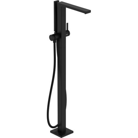 Hansgrohe Tecturis E - Badewannenarmatur, Bodenmontage, schwarz matt 73445670
