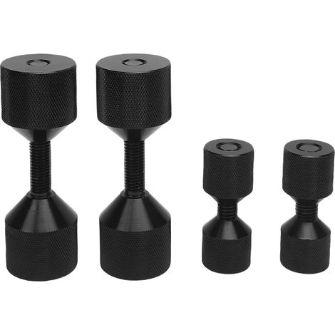 Perni di allineamento flangia in alluminio anodizzato, 4 pezzi, da 1 a 1/8 di pollice, set a 2 fori per flange da 1/2 a 1/4 di pollice, 150 libbre. (1/4)